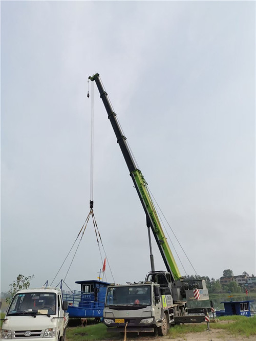 秭归县桥梁建设吊装案例